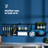 50cm Wall Mounted Rail - Black